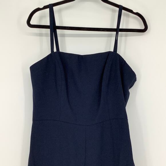 NEW! Dessy Collection Size 14 Spaghetti Strap Jumpsuit Midnight $263 msrp I21-8 - Picture 7 of 11